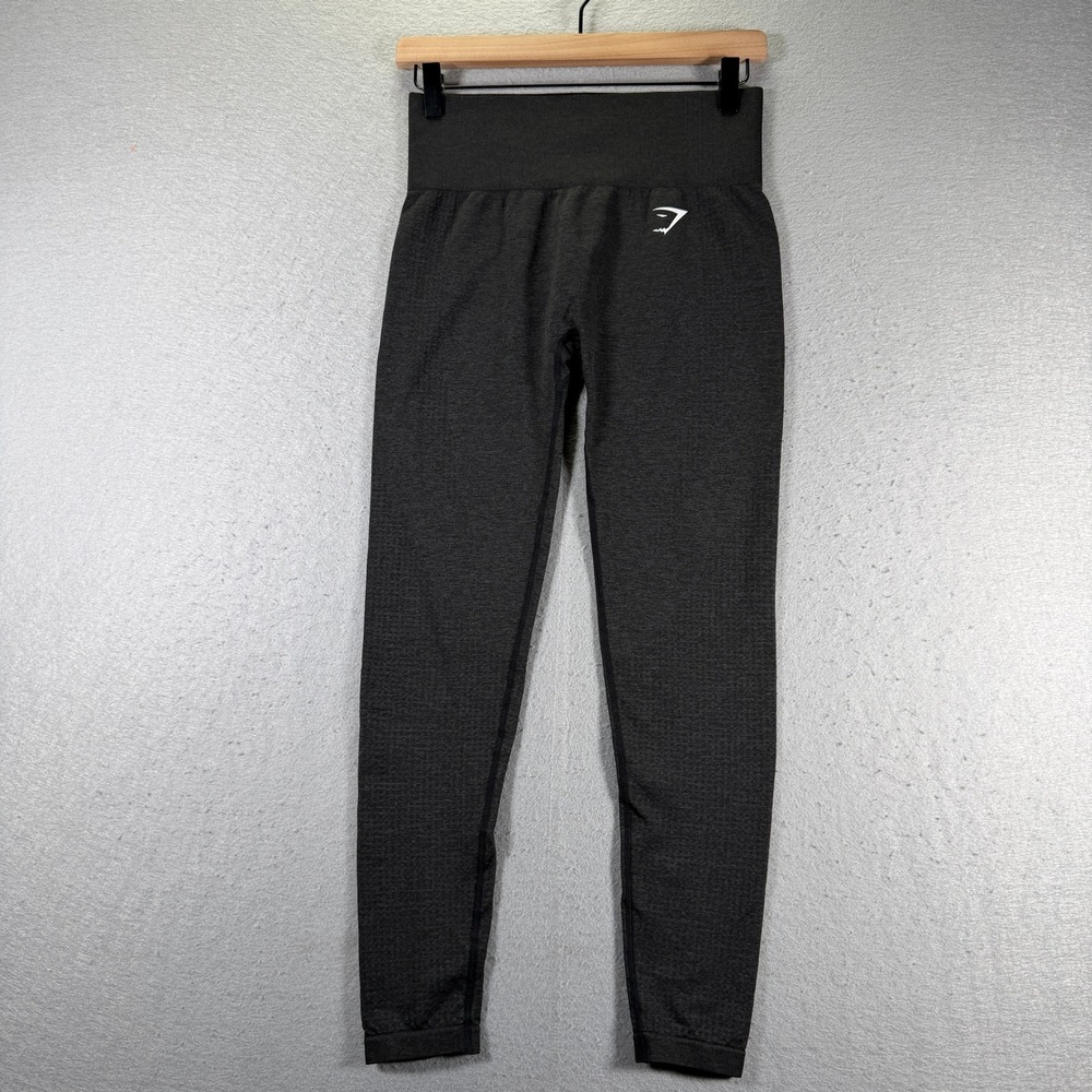 Gymshark Flex High Waisted Seamless Leggings Charcoal Grey Workout Fitness